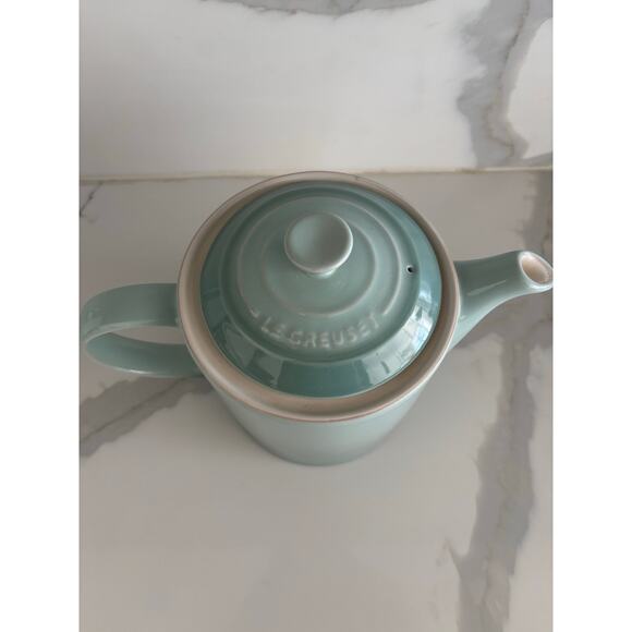LE CREUSET 1.3L GRAND TEAPOT RETIRED COLOR- SAGE NEW - Picture 2 of 7